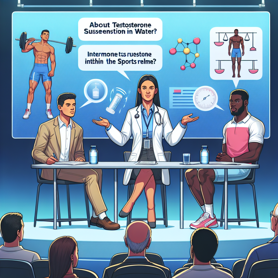 Dibattito sull'utilizzo della sospensione acquosa di testosterone nel mondo dello sport